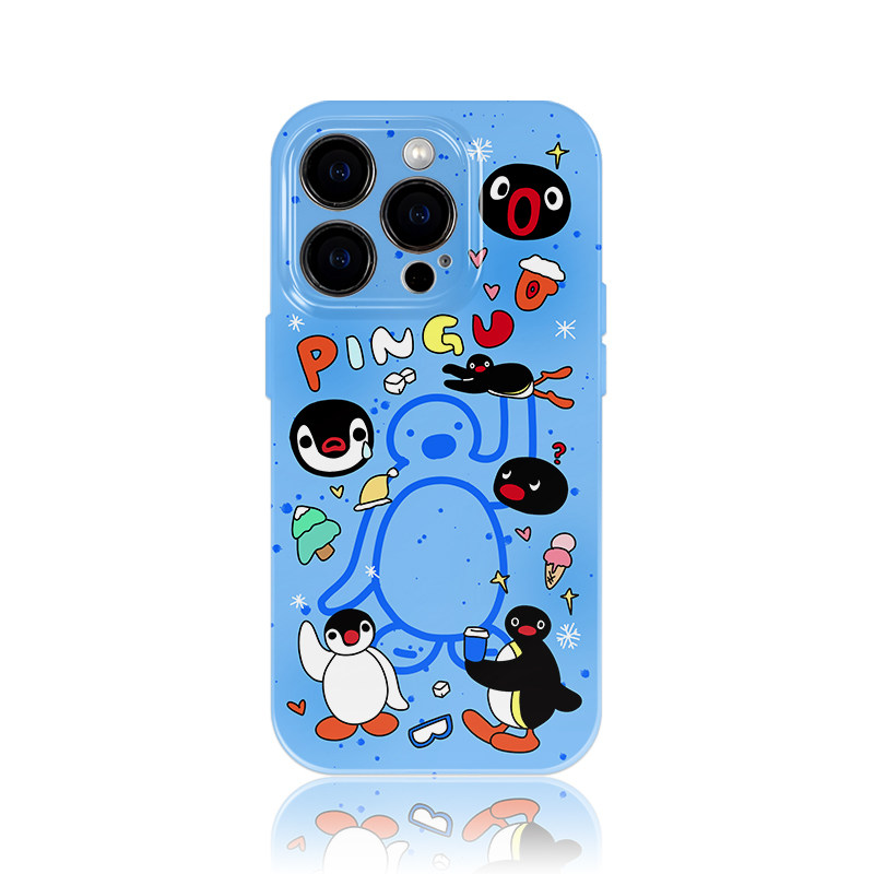 爱萌pingu小企鹅菲林手机壳适用苹果17Air16promax小米15情侣iphone14华为mate80pura90荣耀vivo红米k90oppo图片