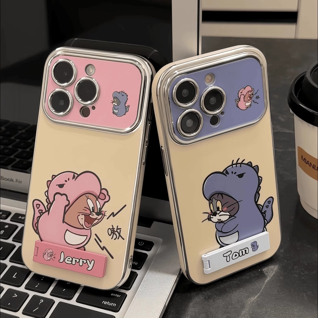 恐龙汤姆杰瑞适用苹果手机壳16promax小米15情侣iphone14华为mate60pro新款pura70荣耀vivo红米k80一加oppo