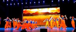 新款成人工人演出舞台表演服咱们工人有力量劳动者之歌工人最伟大