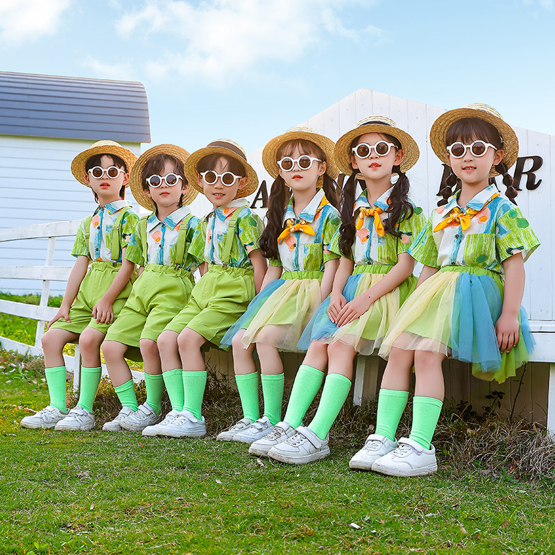 六一儿童演出服小学生运动会开幕式啦啦队班服幼儿园毕业合唱校服