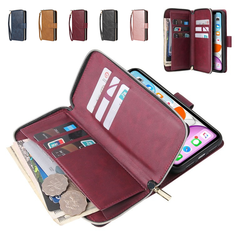 苹果16手机壳多卡槽高档皮套