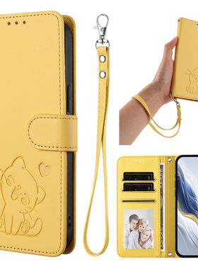 适用于索尼Xperia 10VI手机壳翻盖皮套5VI挂绳保护套1VI全包边10V 1V 5V插卡支架SONY Xperia 1 VII防摔外壳