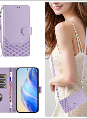 适用OPPOReno8手机壳reno9pro插卡钱包式PHM110高级感7女士气质reno5防摔6新品斜挎挂绳reno11/12软边可背带