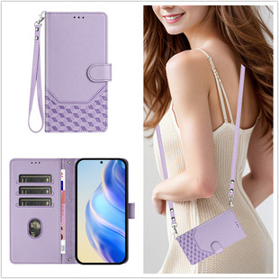 适用nothing cmf phone 1手机壳新款斜挎背带挂绳Nothing  Phone 3A PRO手机套翻盖插卡全包防摔外壳小清新