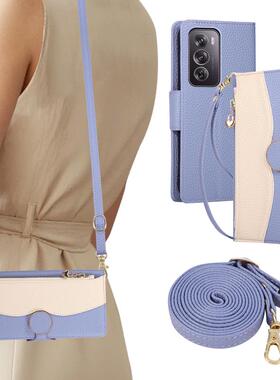 适用oppofindx8手机壳新款findx8pro翻盖插卡支架opporeno14手机套12pro保护套防摔reno13F时尚拼色零钱卡包