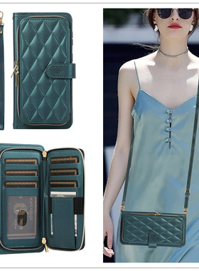 适用于 Google谷歌Pixel7手机壳斜挎背pixel8pro翻盖皮套7A全包防摔6Pro保护套6A背带挂绳新款8A高级感钱包式