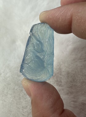 海蓝宝古琴狐狐牌牌看蓝蓝的海水