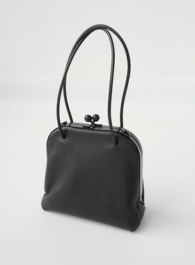 bounded有界小众高级感新款复古头层牛皮时尚经典MINI手提夹子包