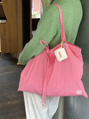 ins春夏大容量韩风帆布包阿宝