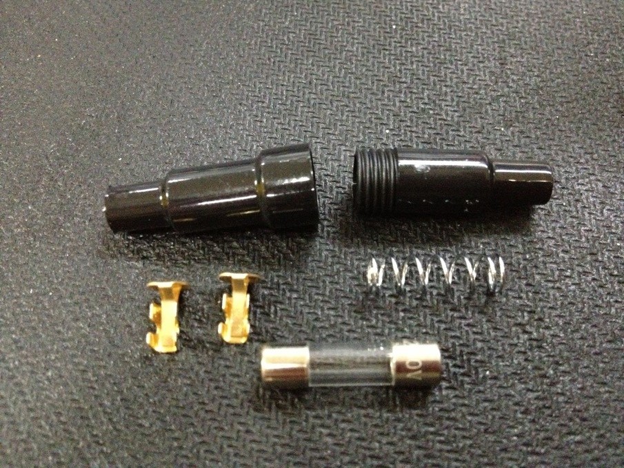 5*20保险管套装 带保险丝 DIY接线 保险丝座子 带电线接头弹簧