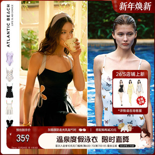 泳装 高级感裙式 遮肚显瘦 泡温泉时尚 atlanticbeach度假泳衣女夏季