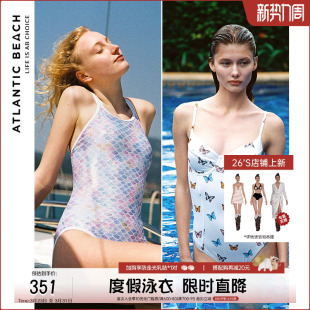 夏季 泳装 泡温泉 幻色美人鱼时尚 atlanticbeach度假泳衣