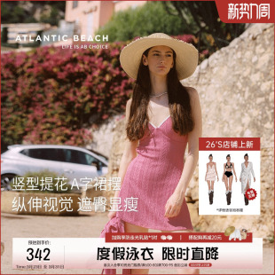 度假绝美温泉泳装 atlanticbeach连体泳衣女25新款 高级感吊带裙式
