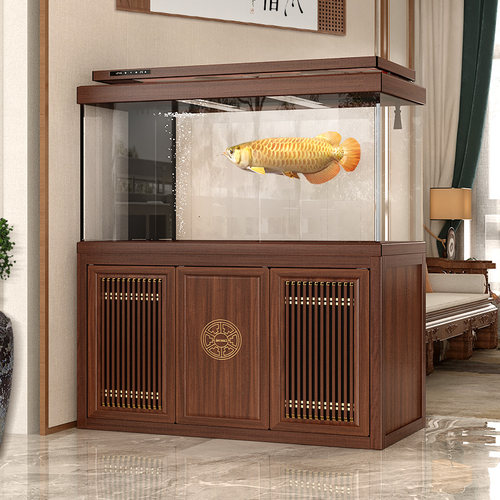 中大型鱼缸静音超白底滤免换水