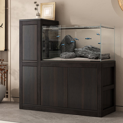 【中古风L型鱼缸架木】超强承重