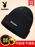 Playboy, зимняя утепленная шерстяная вязаная шапка подходит для мужчин и женщин, демисезонный удерживающий тепло шарф с капюшоном, шарф-платок