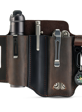 VIPERADE蝰蛇 PJ29立体封套EDC皮套腰带工具钳收纳套户外手电筒包