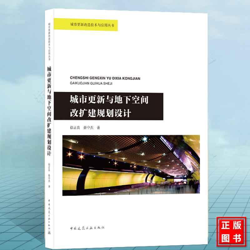 城市更新与地下空间改扩建规划设计城市更新改造技术与应用丛书徐正良张中杰 9787112258338-封面