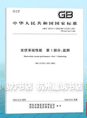 GB/T 20513.1-2025 光伏系统性能 第1部分：监测