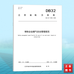 2020钢铁企业煤气安全管理规范 3954 DB32