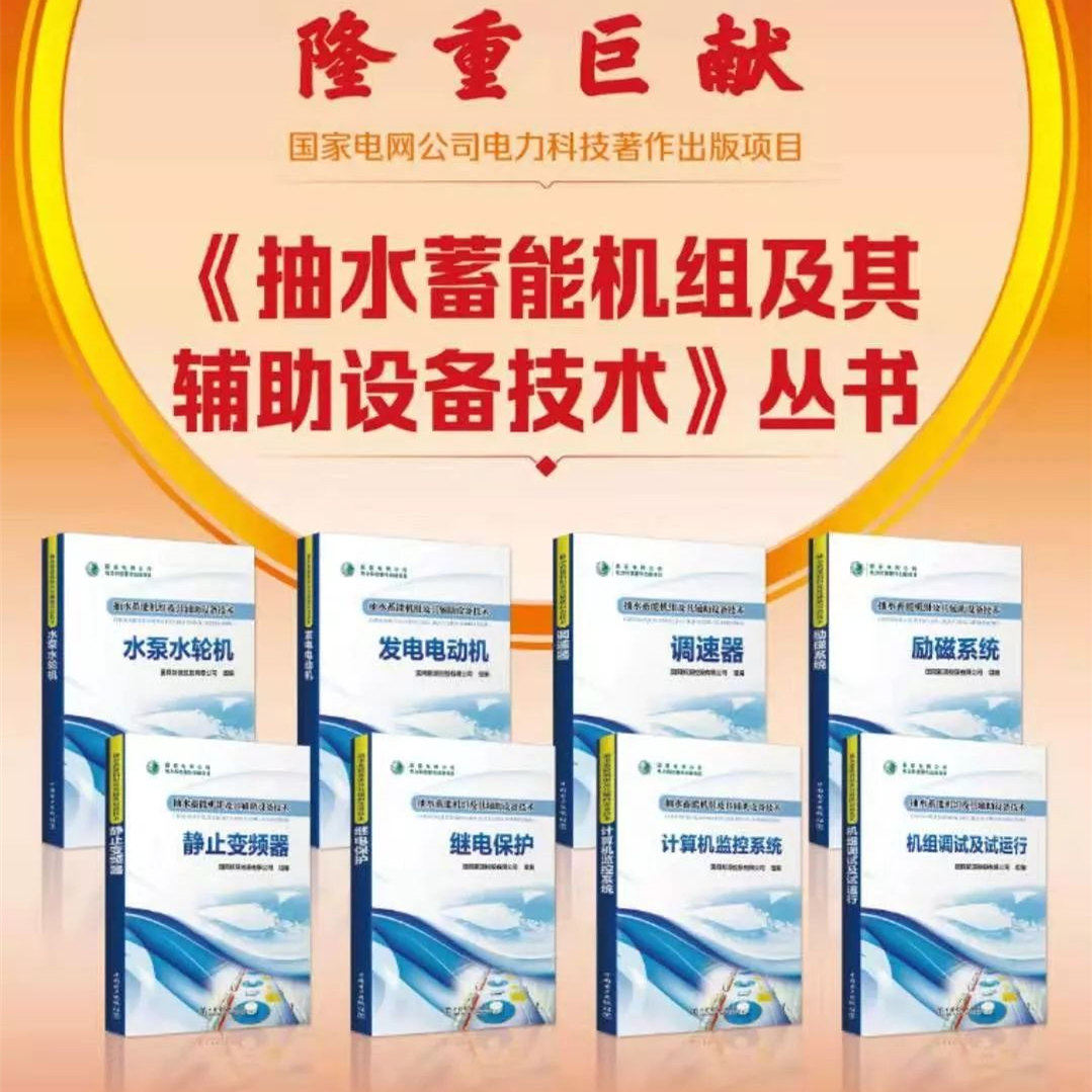 抽水蓄能机组及其辅助设备技术:继电保护 水泵水轮机 静止变频器 计算机监控系统 调速器 励磁系统 发电电动机 机组调试及试运行