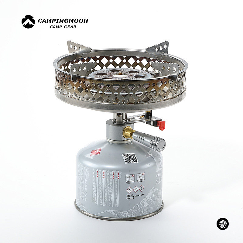 柯曼斯考特炉头高山炉具野营大直径防风稳压炉头便携大功率燃气炉