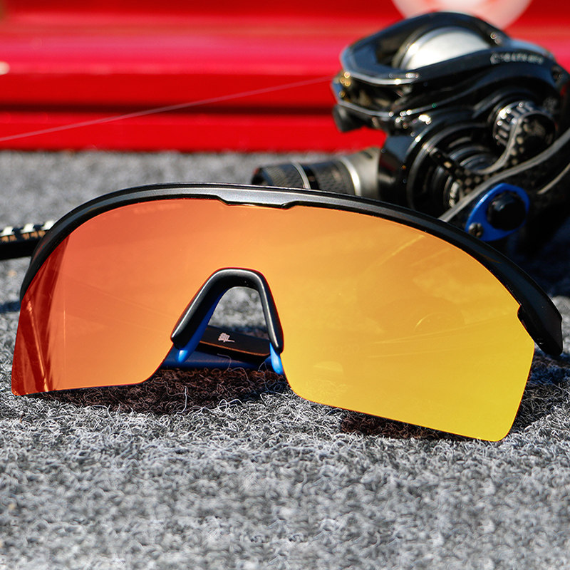 御M2020逆杀偏光钓鱼太阳镜路亚海钓矶钓船钓大镜片阻挡反光逆光