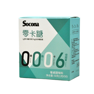 socona零卡糖健康小包装咖啡伴侣