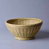 竹编制品 手工 手工小竹篓 竹篮 高档 竹编收纳筐 家用馍筐 馒头