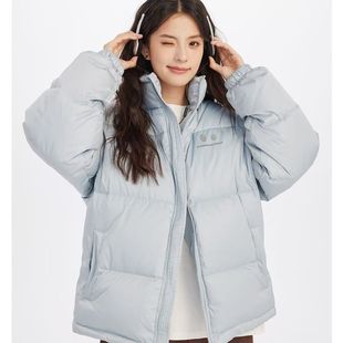 江西共青城羽绒羽绒服女短款2025年冬季新款中款小个子宽松加厚