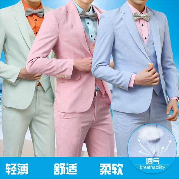 Costume homme en chanvre pour Quatre saisons - Ref 1557077 Image 1