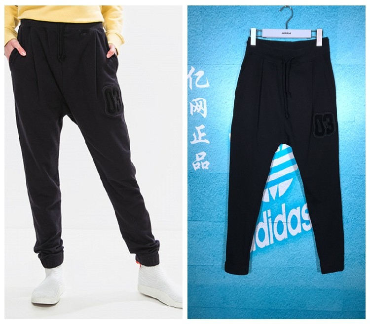 adidas 阿迪达斯 三叶草 女子运动休闲显瘦缩口运动长裤 br5199