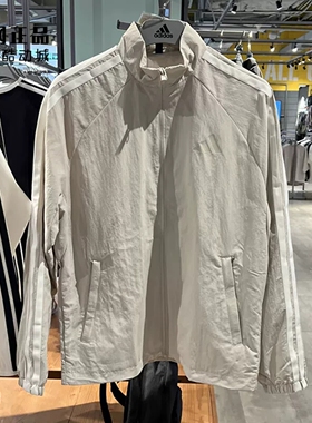 Adidas 阿迪达斯 男款春秋运动休闲舒适梭织风衣夹克外套 KC3894