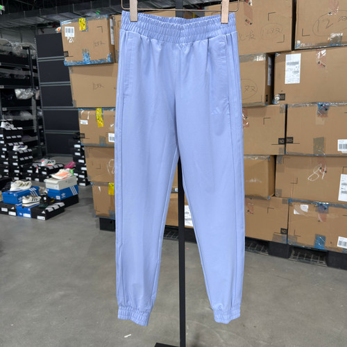 Adidas 阿迪达斯正品 女款运动休闲舒适透气收口束脚长裤 IK5473