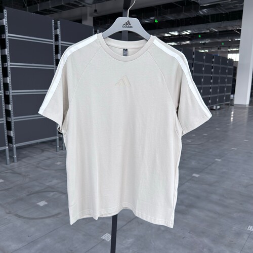 Adidas 阿迪达斯 男款运动休闲纯棉舒适透气圆领短袖T恤 KC3866