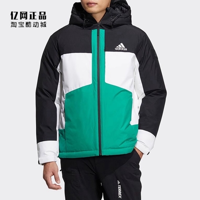 阿迪达斯男款运动休闲保暖羽绒服