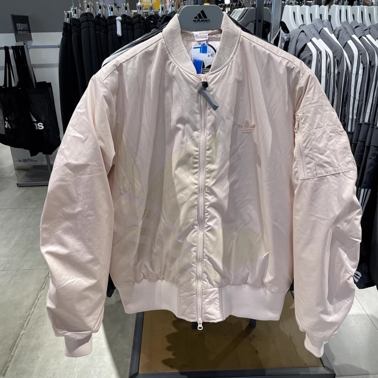 Adidas 阿迪达斯 男女运动休闲时尚保暖宽松棒球服棉衣外套JL8382