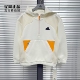 卫衣帽衫 儿童运动休闲半拉链连帽套头衫 JC9378 阿迪达斯 Adidas