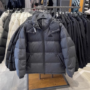 Adidas 阿迪达斯 男女运动休闲拒水保暖宽松保暖连帽羽绒服KF1784