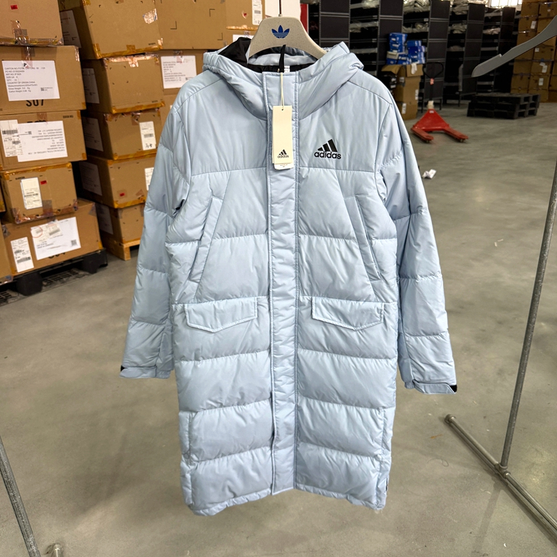 Adidas 阿迪达斯 男女冬季运动休闲防风保暖长款羽绒服 JW6742