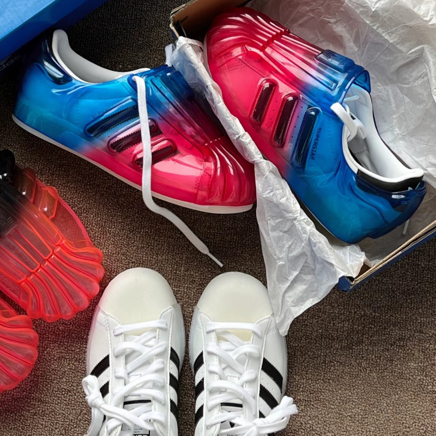 Adidas 三叶草 SUPERSTAR 男女时尚低帮贝壳头板鞋 IH8173 IH3115