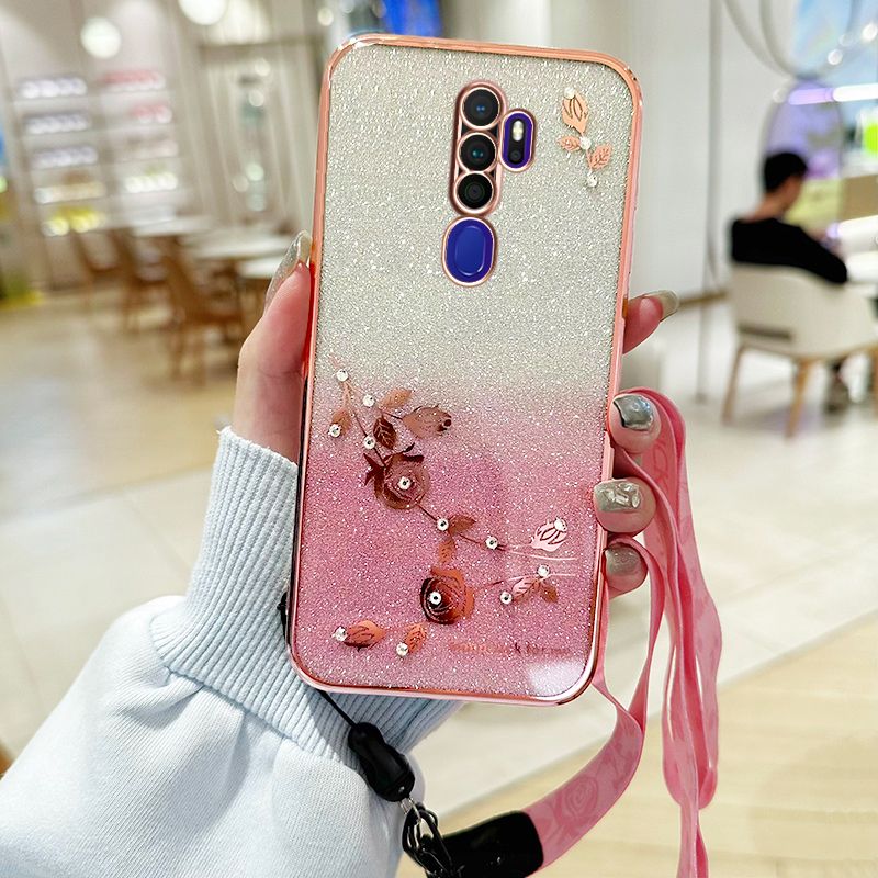 渐变永生花适用OPPOA11手机壳