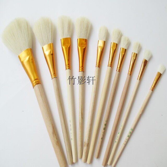 彩绘笔 羊毛画笔 S笔 玻璃陶瓷彩绘用笔 羊毛刷S1-S20