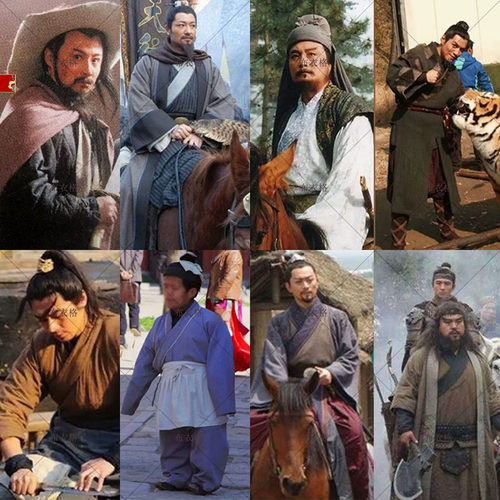 影视古装水浒传同款古装宋朝男武松李逵卢俊义棉麻侠客服武侠服装