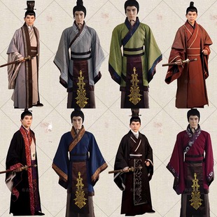 秦汉战国时期春秋战国秦始皇影视古装男士汉服大臣朝臣文人汉服装