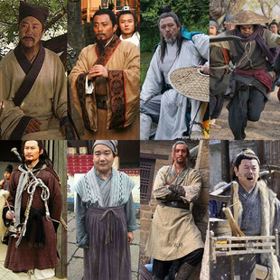 水浒传影视古装棉麻宋朝梁山英雄好汉宋江林冲武大郎演出服装全套