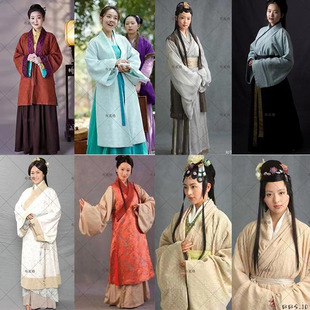 影视古装明朝女士汉服剧组丫鬟服老太太少奶奶百姓服群演出服装