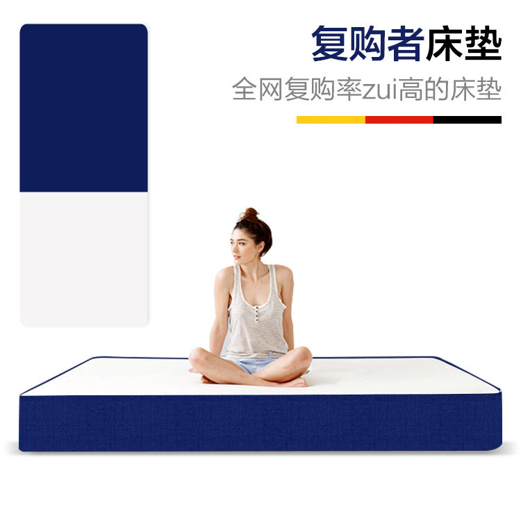 集美|3d床垫进口天然乳胶床垫席梦思1.5m1.8米定制软硬弹簧椰棕垫