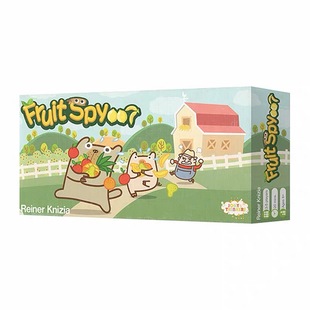 spy 儿童益智桌游策略亲子互动fruit 包包桌游 猪朋狗友果盗007