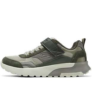 Skechers斯凯奇儿童鞋时尚复古男童跑鞋春秋中大童轻便休闲运动鞋